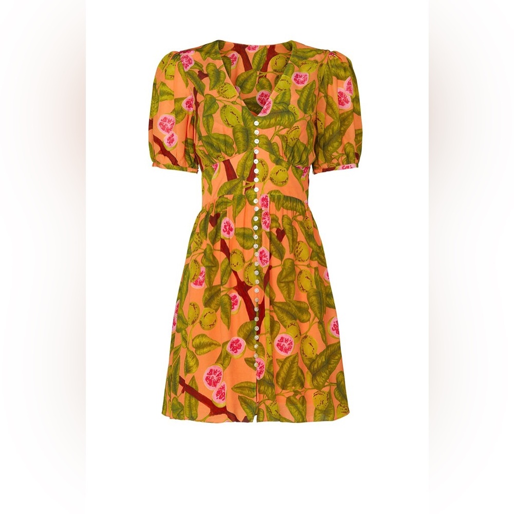 Farm Rio Guava Print Mini Dress